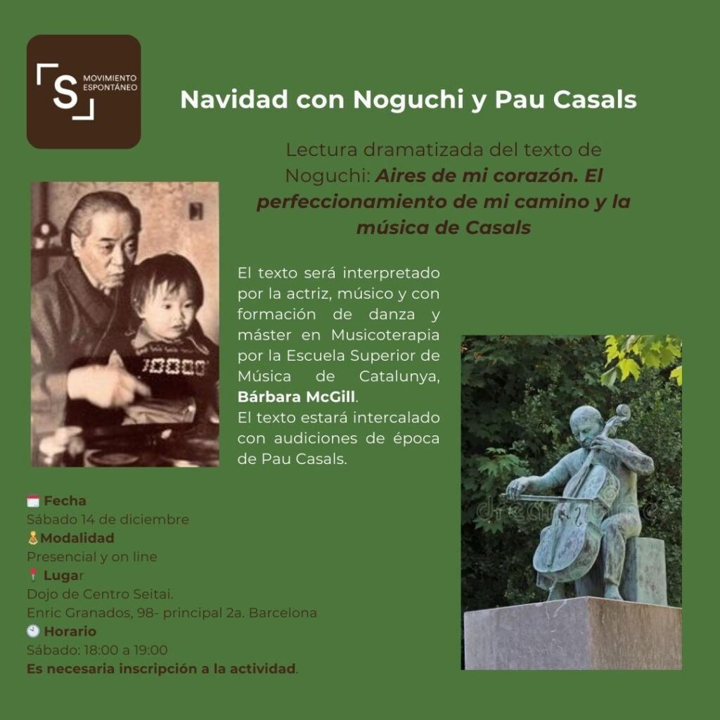 Noguchi y Pau Casals Diciembre 2025 Seitai