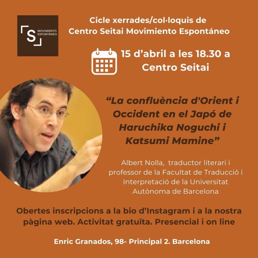 Conferència de Seitai a Centre Seitai