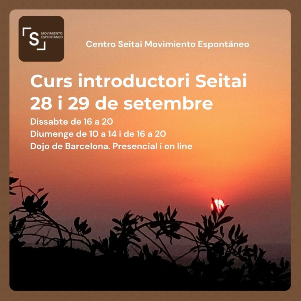 Curs introductori Seitai de 28 i 29 de setembre 2024